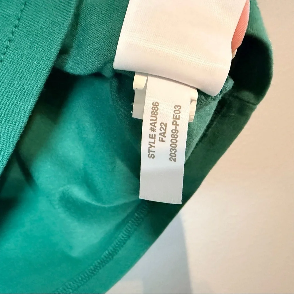 J. Crew Performance Polo Shirt Size Large Green Short Sleeve Pima Cotton Blend